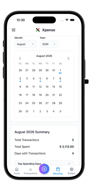 Xpenso: Manage your expenses screenshot 4 of 6