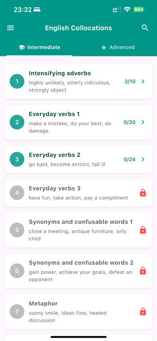 English Collocation In Use Screenshot 1 of 10