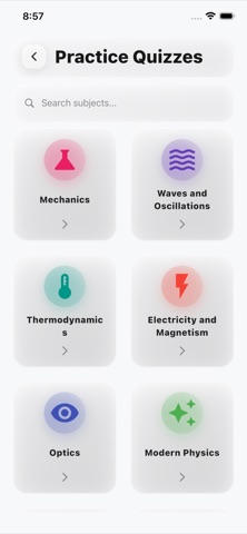 High School Physics Practice Screenshot 2 of 5