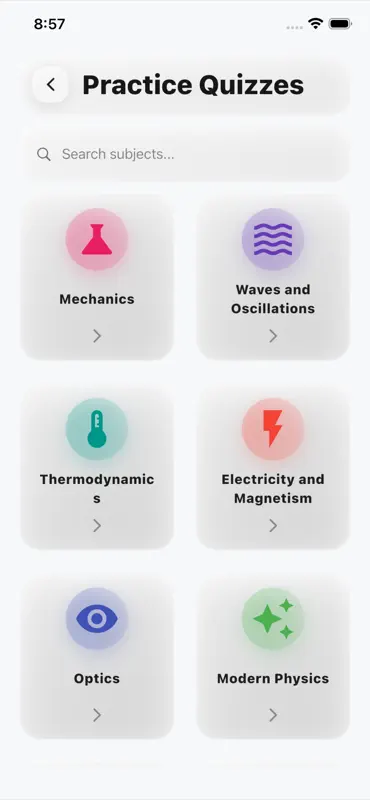 High School Physics Practice screenshot 2 of 5