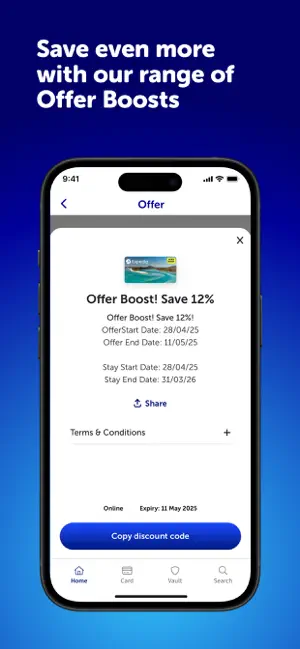 Blue Light Card iPhone screenshot 2