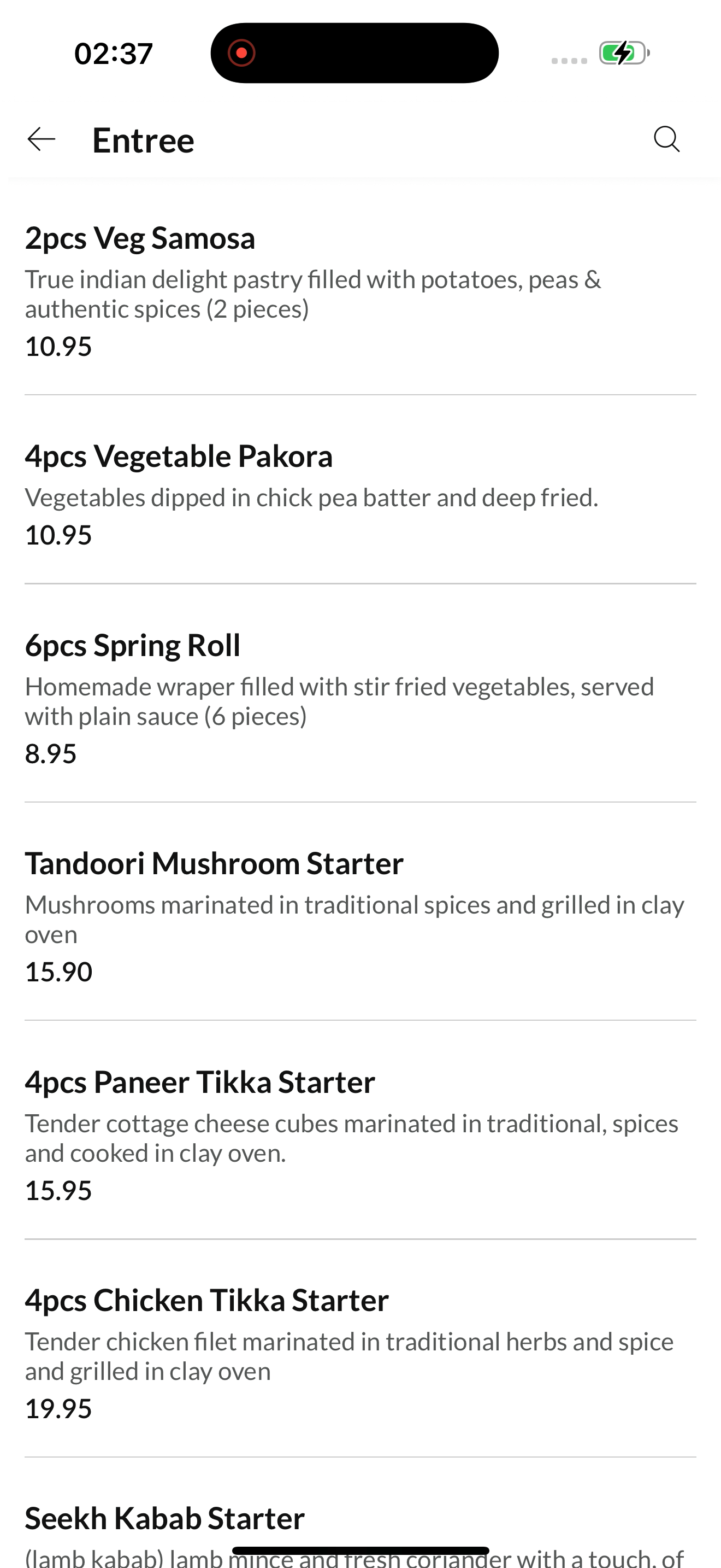 Soni Indian Restaurant screenshot 3