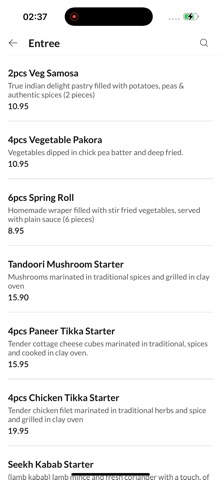 Soni Indian Restaurant screenshot