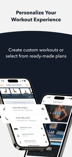 Sworkit Fitness & Wellness App Screenshot