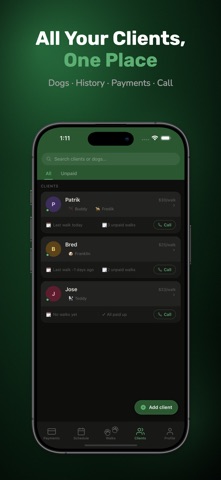 PawManager – Dog Walker App Screenshot 4 of 6