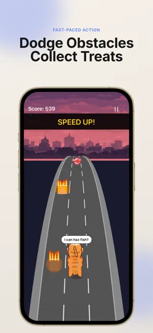 Stray Cat Runner: meme cats screenshot 2