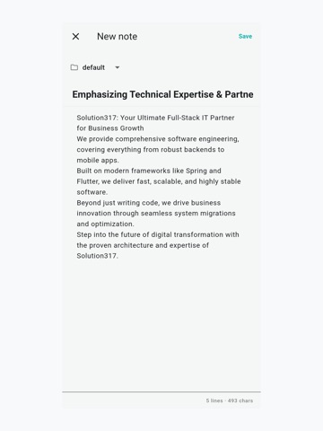 App screenshot