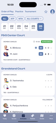 Cincinnati Open iPhone screenshot 8