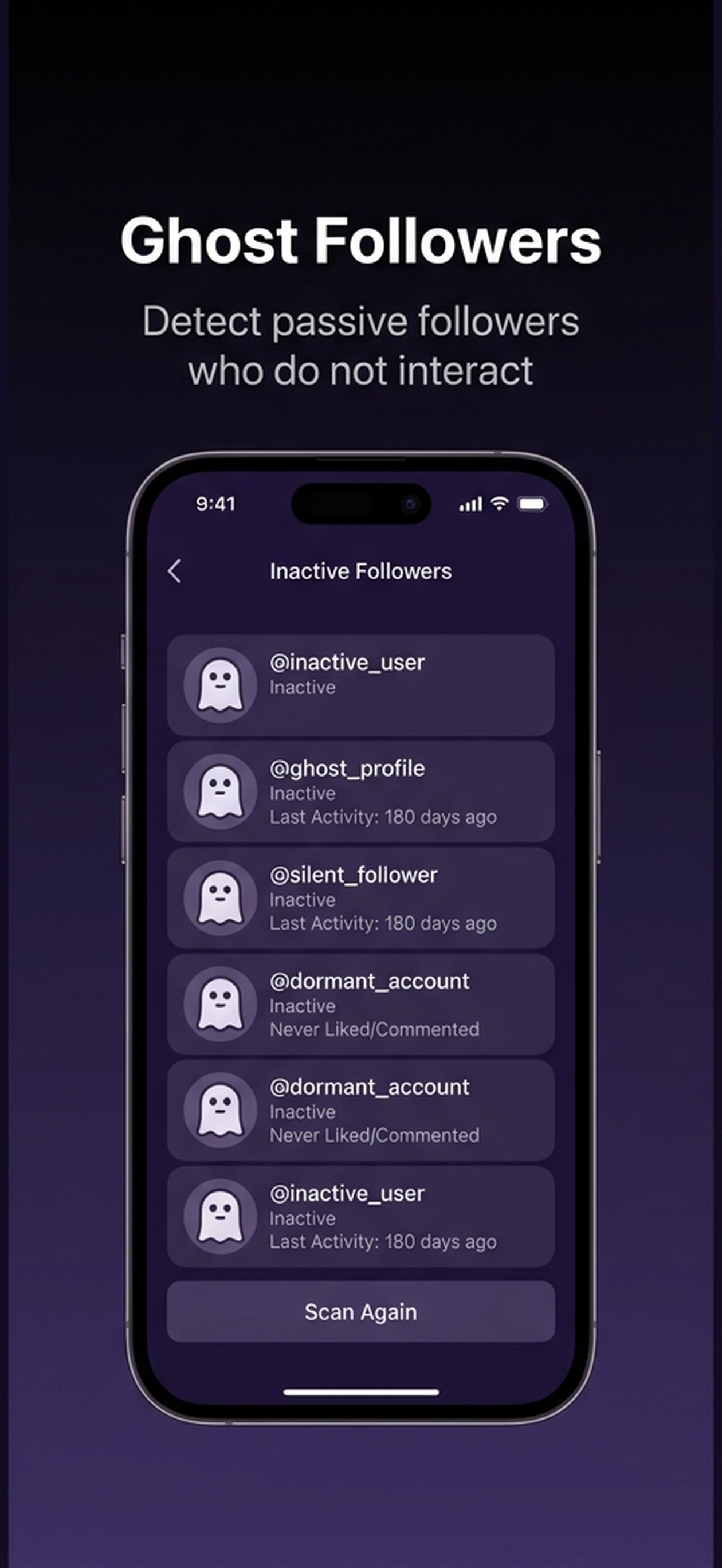 IG Unfollow: Reports & Tracker screenshot 4