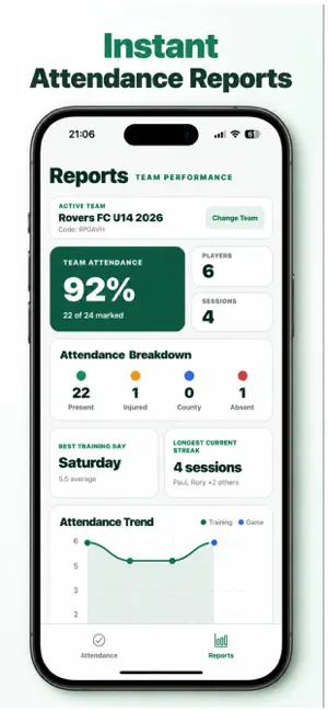 Attendance by Sideline Sports screenshot 3