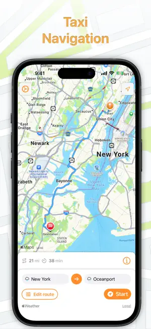 Taxi Maps Navigation screenshot 1
