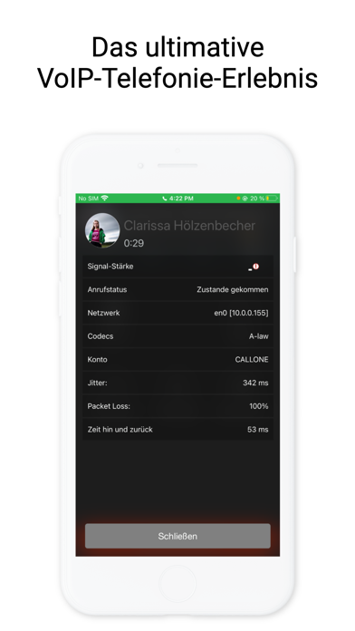 CallOne Softphone Screenshot