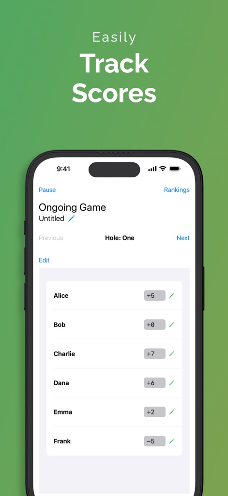 Play Nine Score Keeper - Games App | MWM