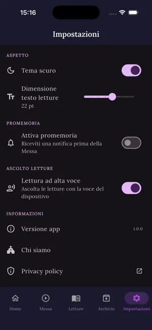Messa del Giorno screenshot 3