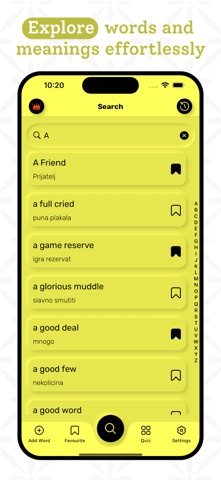 Croatian Dictionary screenshot
