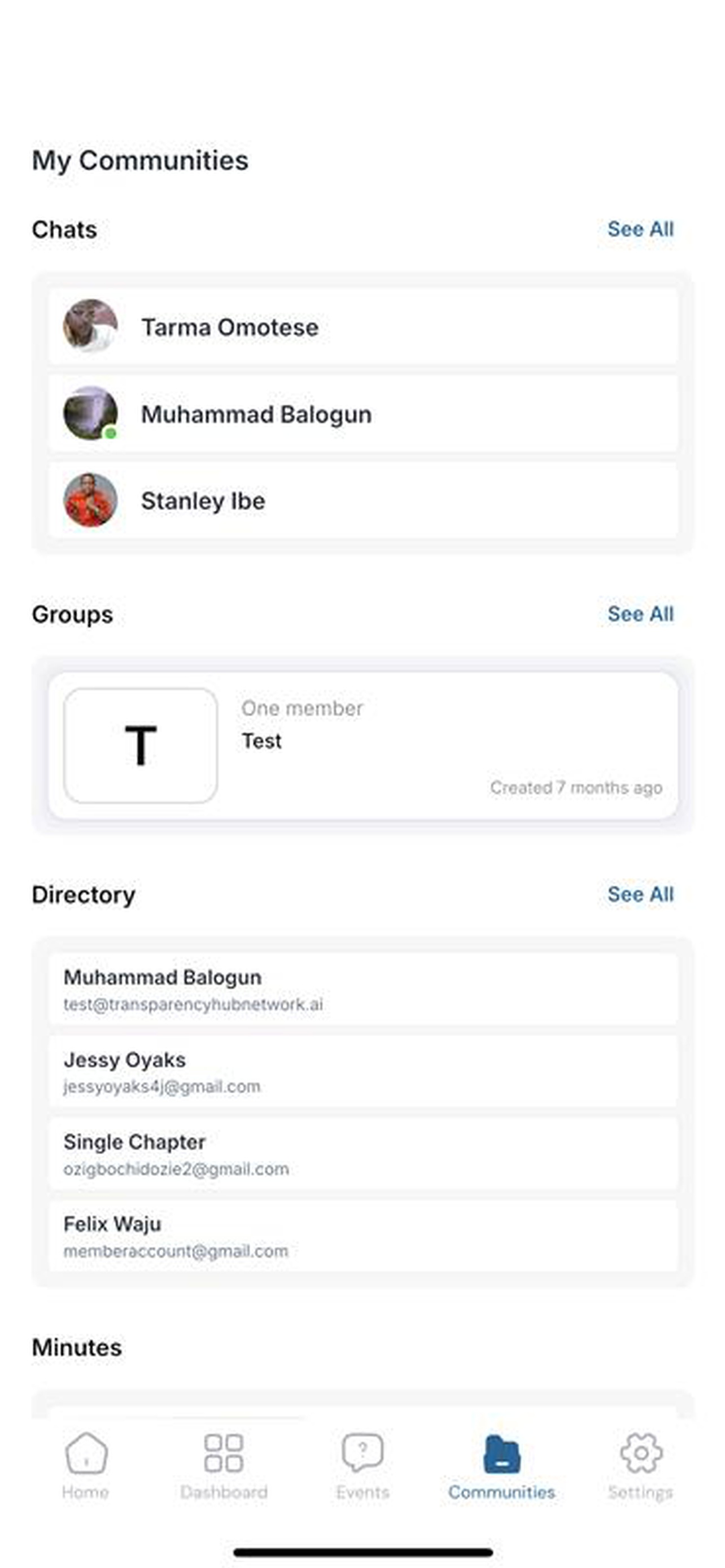 Transparency Hub Network screenshot 4