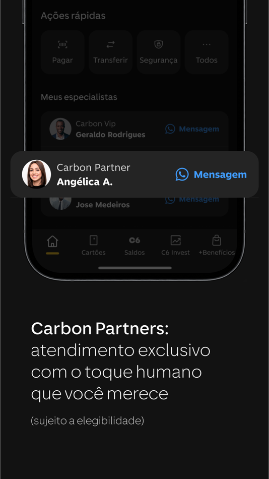 #7. C6 Bank: Cartão, conta e mais! (iOS) Podle: C6 Bank
