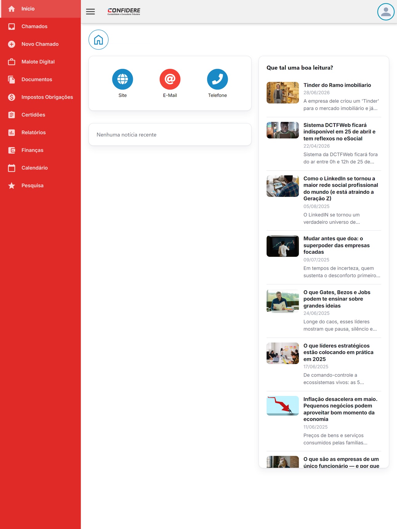 Screenshot 4 of CONFIDERE CONTABILIDADE