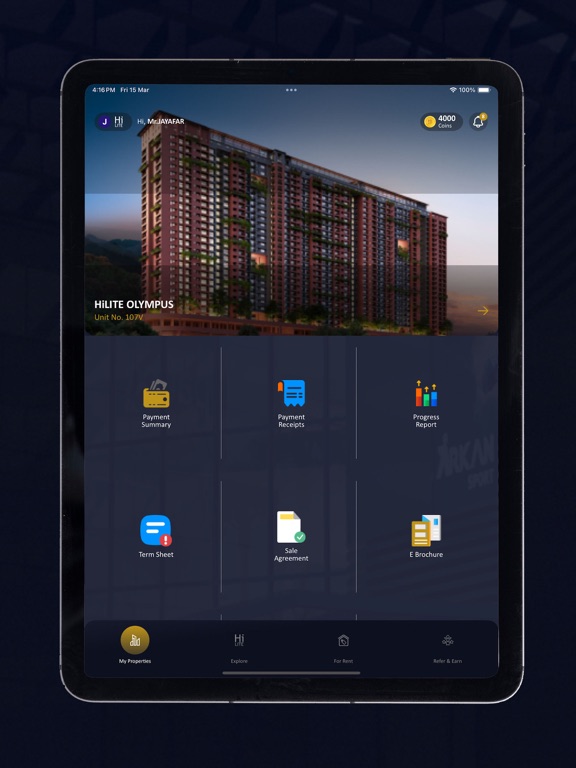 App screenshot