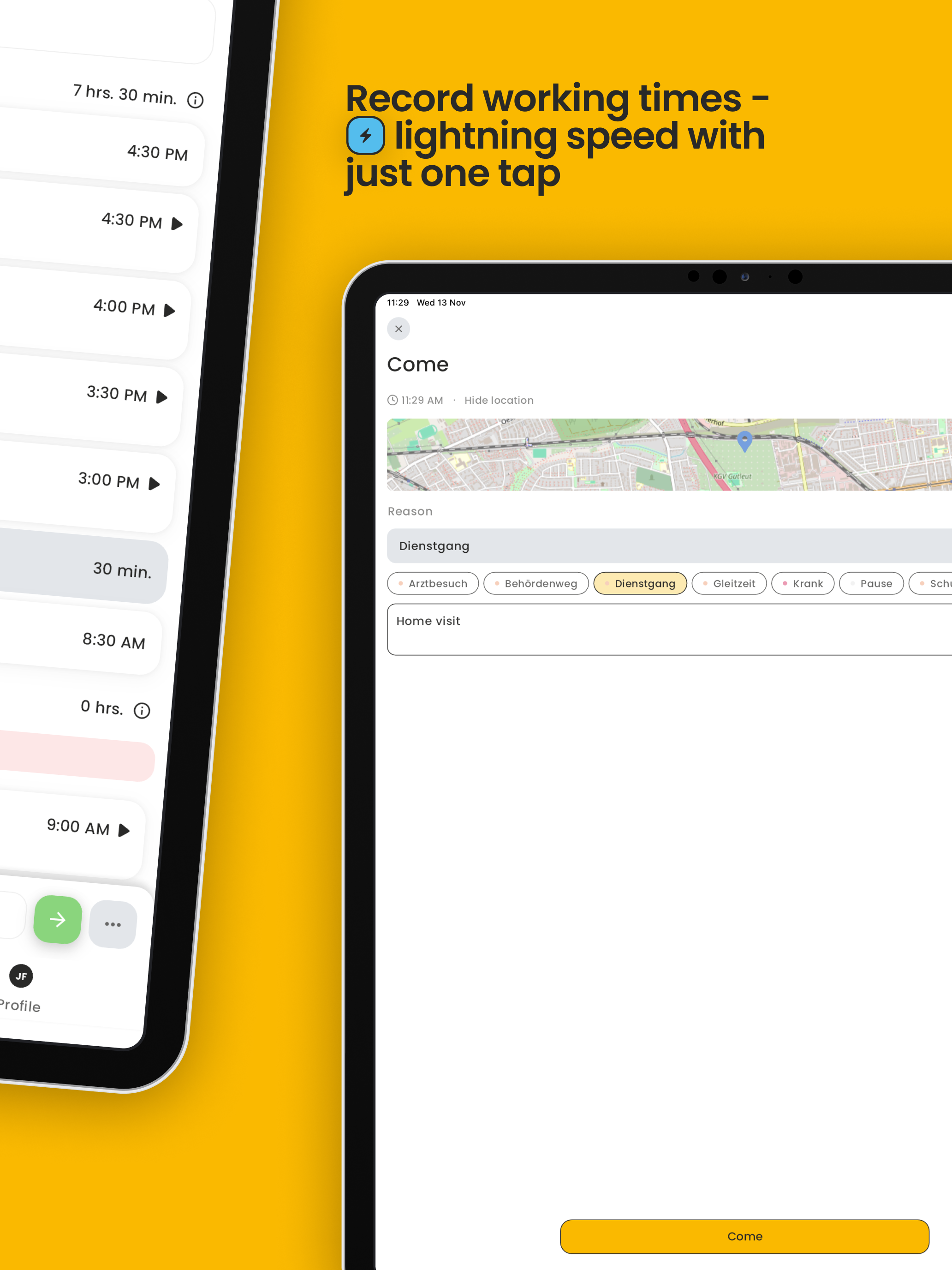 timeCard GO screenshot 6