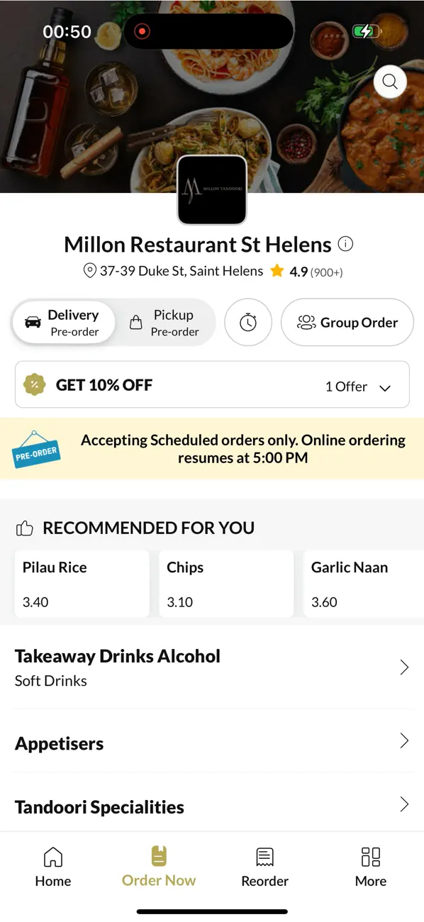 Screenshot #2 pour Millon Restaurant St Helens