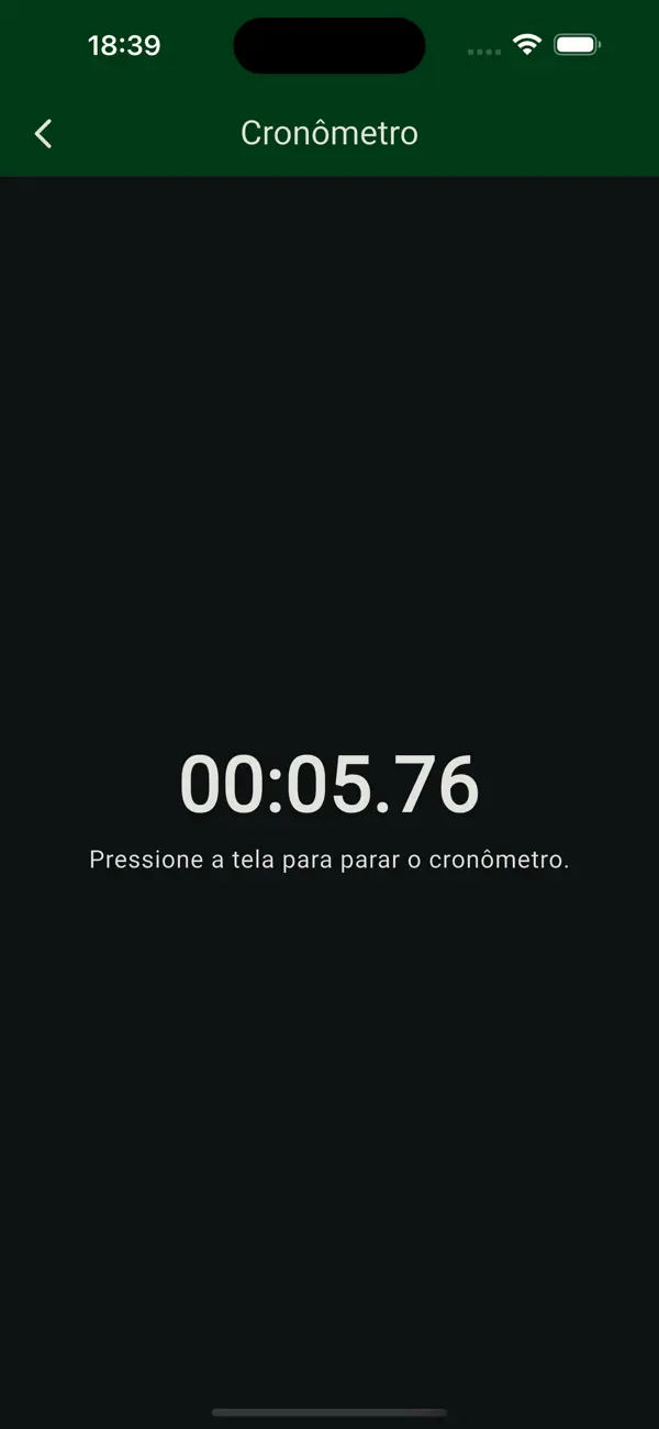 #3. Cube Timer (iOS) Ved: Lucas Emanuel Silva