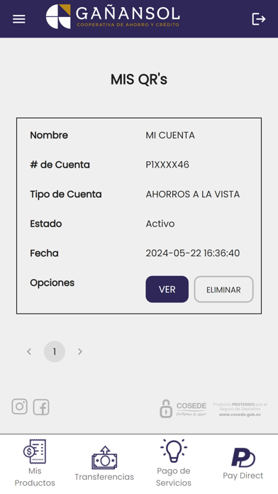 Gañansol Móvil Screenshot