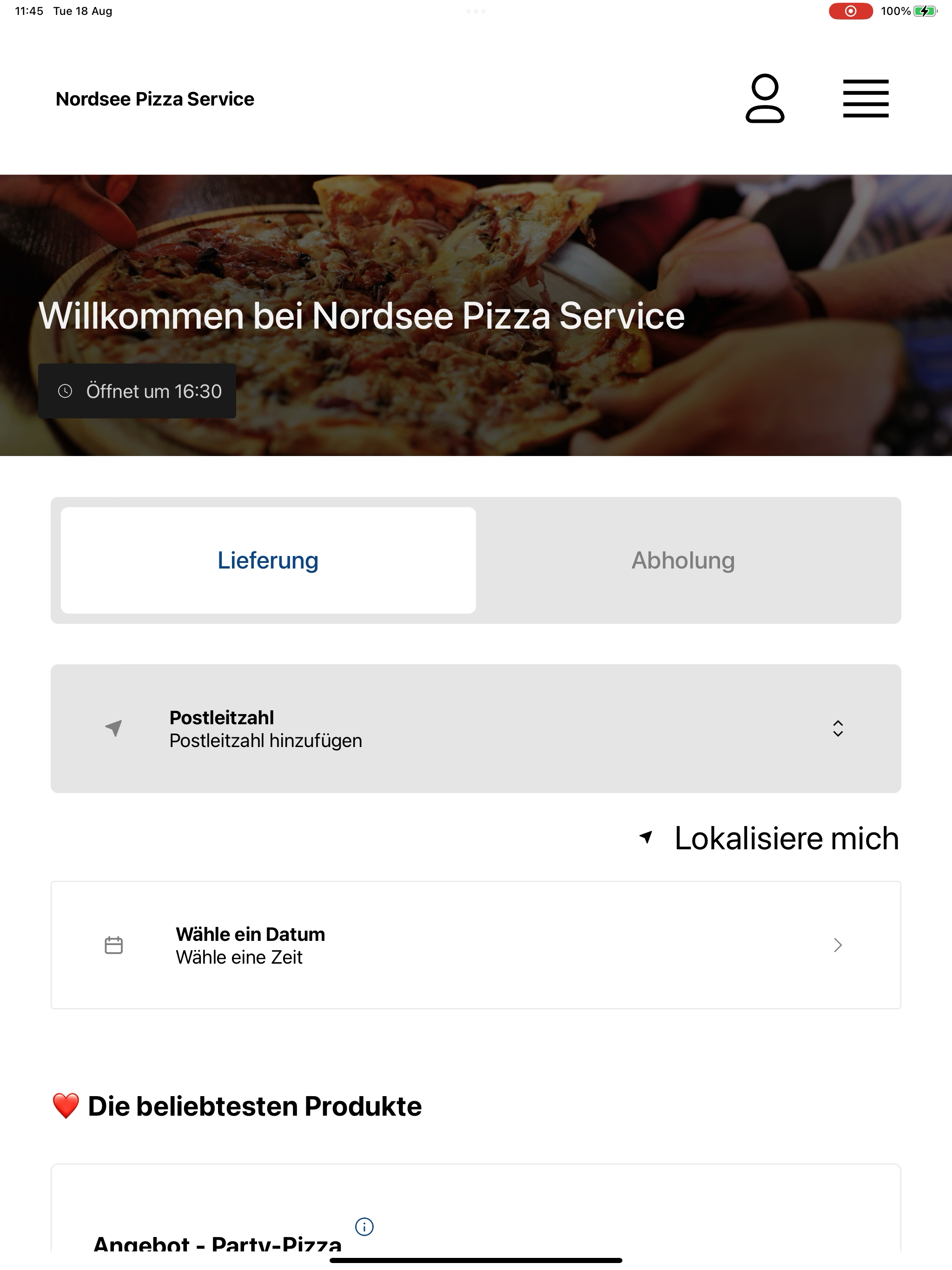 Nordsee Pizza Service screenshot 10