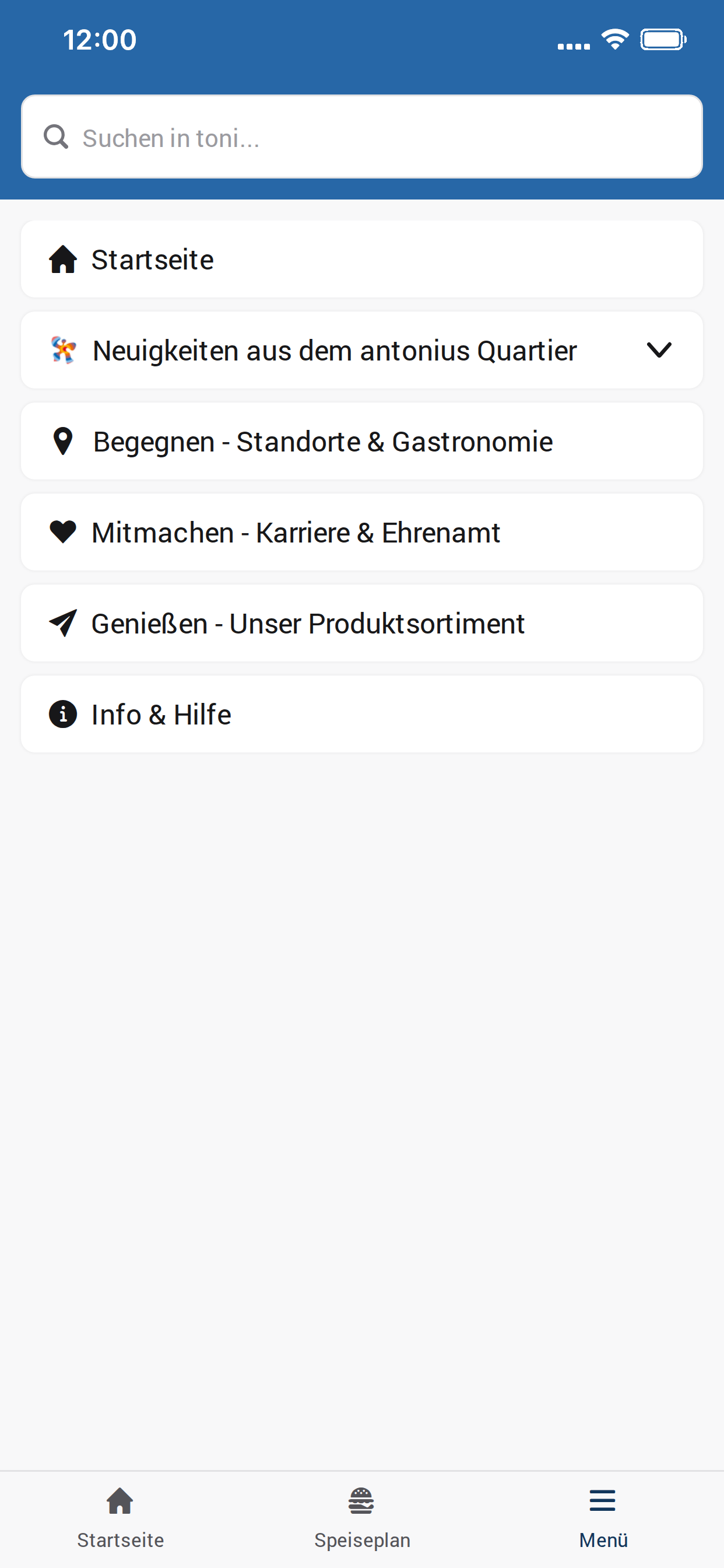 toni - die App von antonius screenshot 2