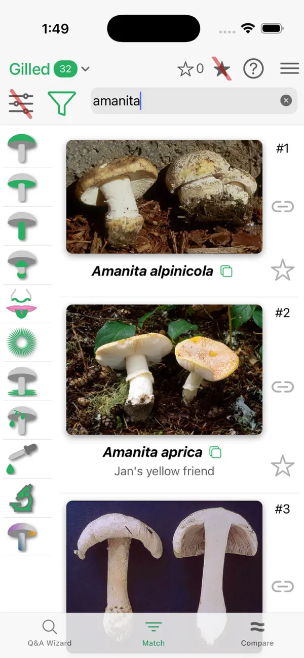 #1. MycoMatch (iOS) di: Salish Mushrooms. LLC