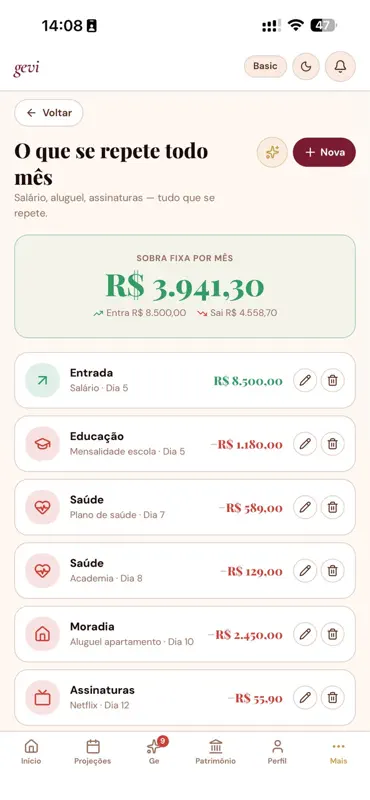 Gevi Finanças screenshot 7 of 8