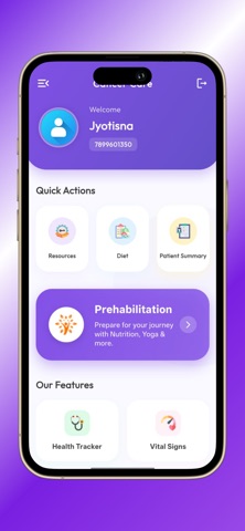 AIIMS Cancer Care iPhone screenshot