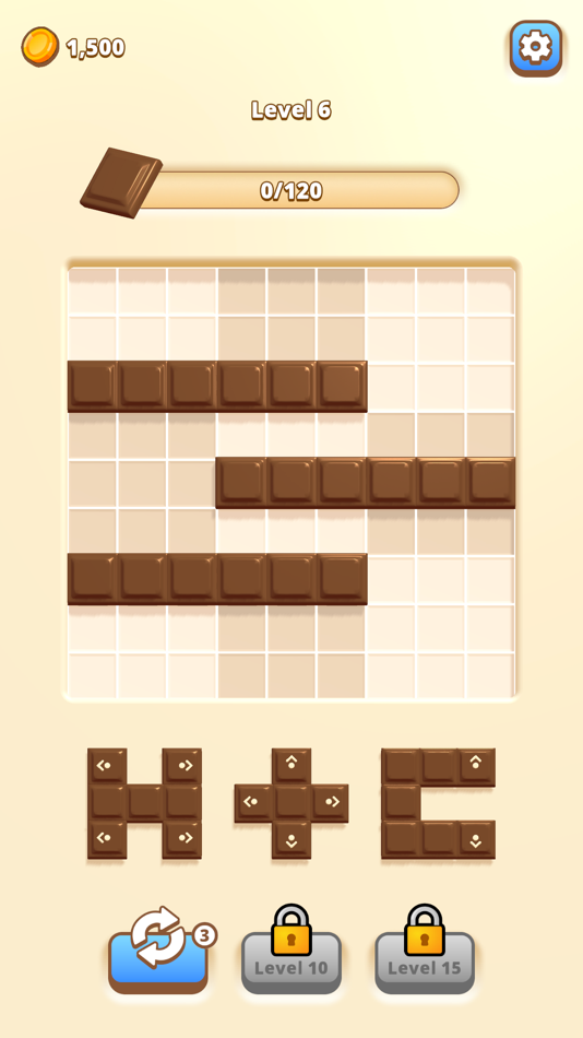 #5. Chocobricks: Block Puzzle! (iOS) By: Lucas Piloto