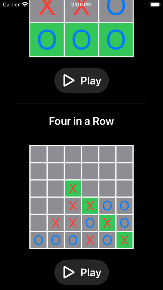 #2. Tic Tac Toe & Four in a Row (iOS) Podle: DegerGames