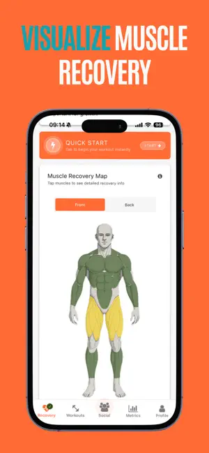 RecoveryFit screenshot 1