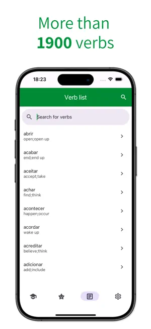 Verbare - Portuguese verbs screenshot 3
