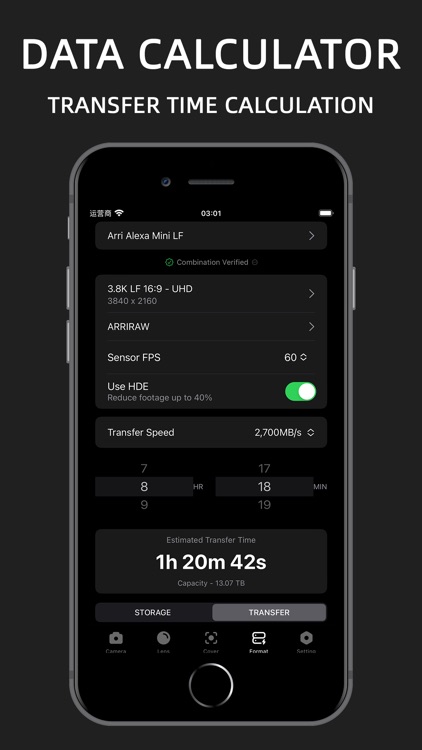 DPBOX:Cam&Lens Specs,Data Calc screenshot-3