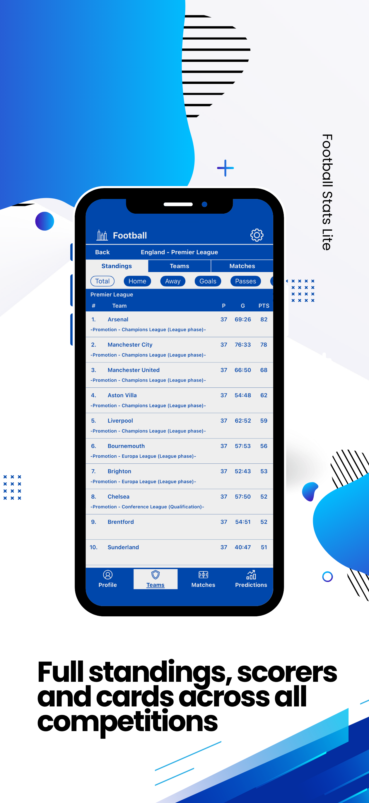 Football Stats Lite screenshot 5