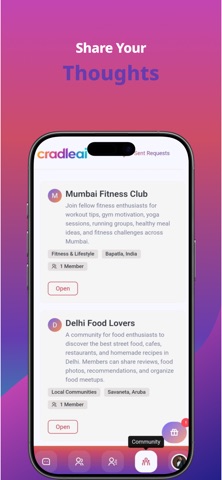 CradleAi Chat screenshot