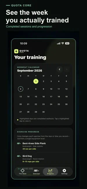 Quota Fitness: CORE screenshot 3