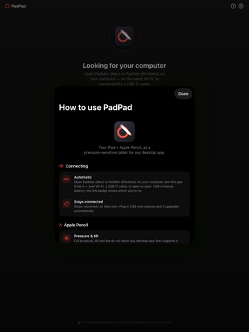 PadPad — Graphics Tablet iPad screenshot