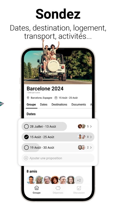 Organisateur voyages, Hellobud Screenshot