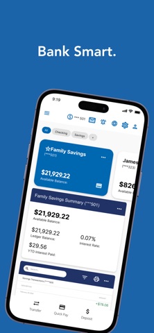 BankTennessee Digital Banking iPhone screenshot