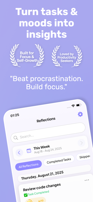 Task & Mood Tracker - Lumora Screenshot 1 of 5