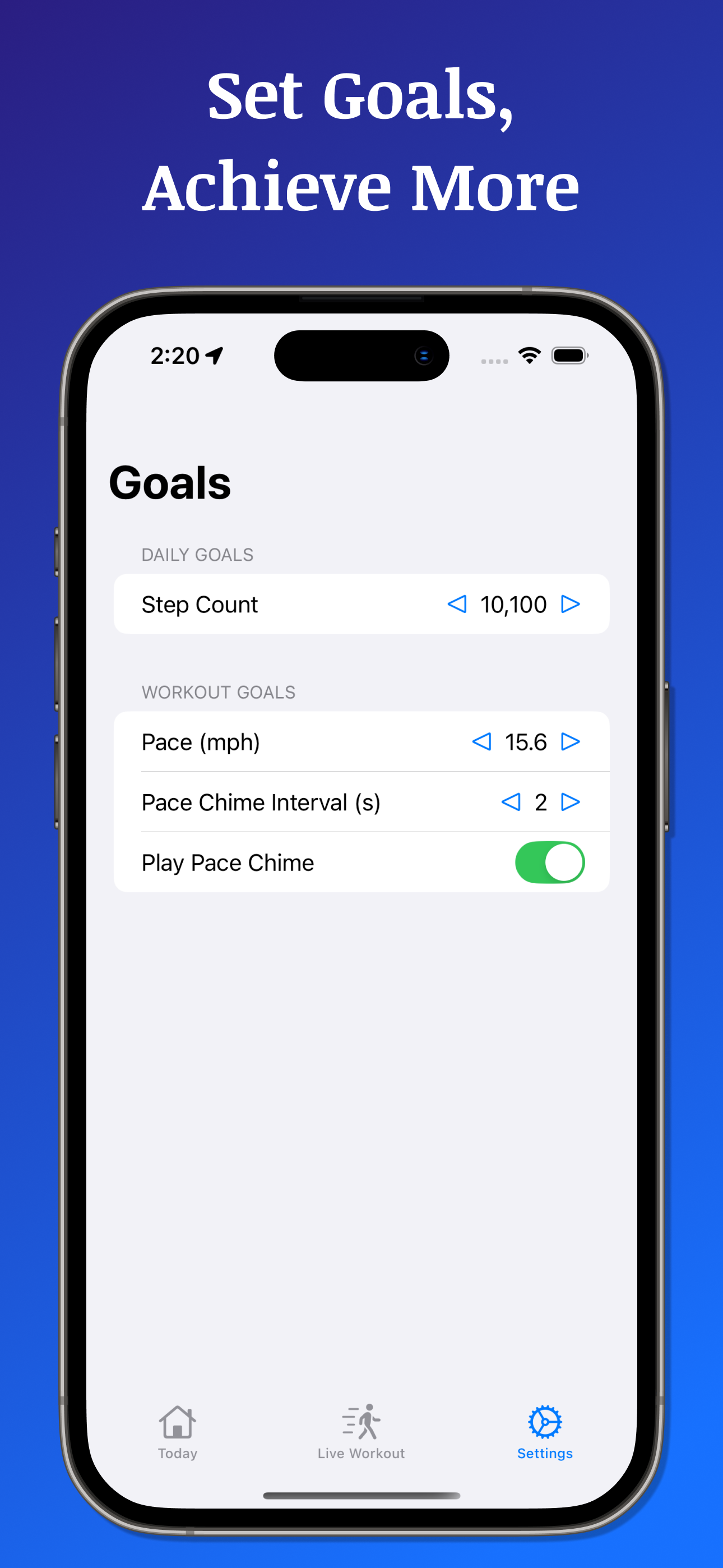 StepGenius: Pacer & Pedometer screenshot 4