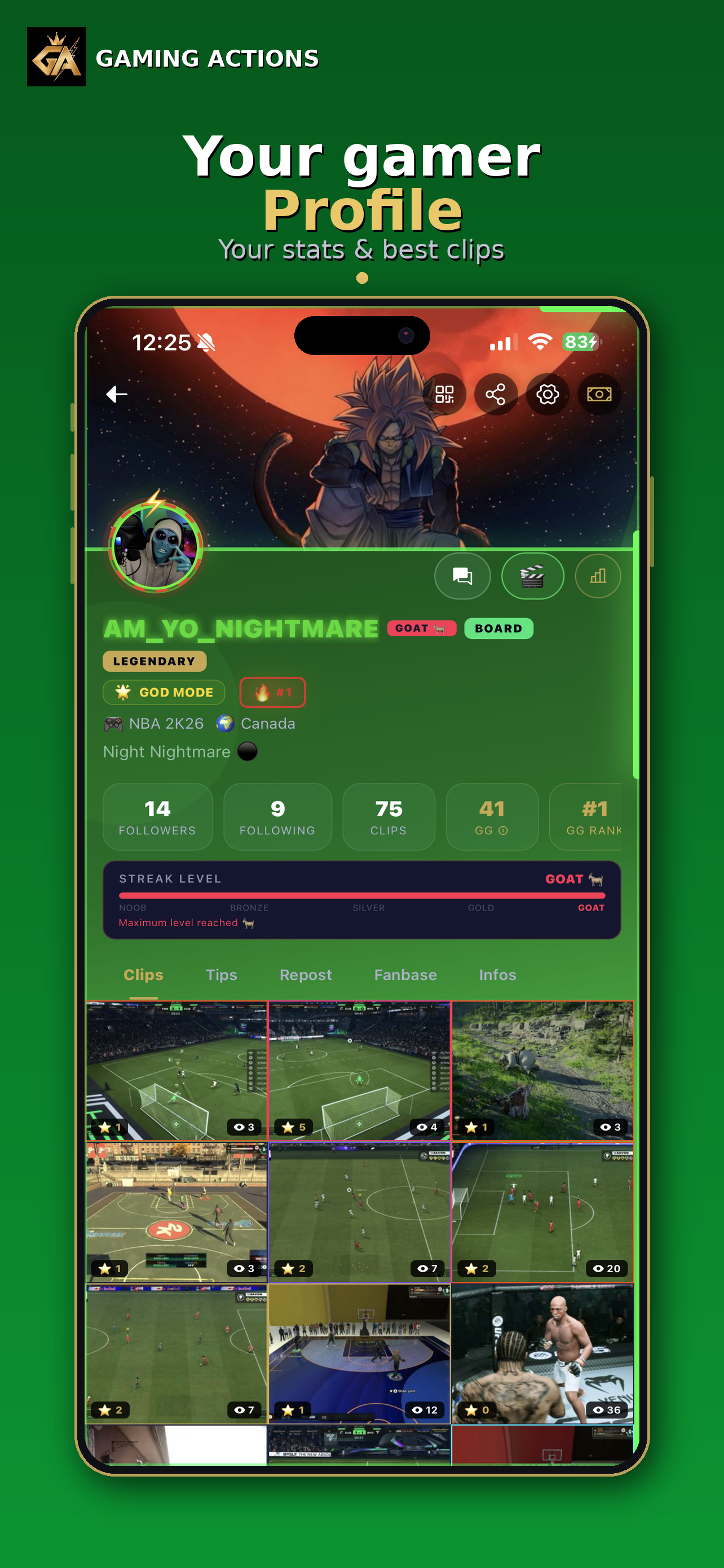 Gaming Actions - Rize to GG screenshot 2