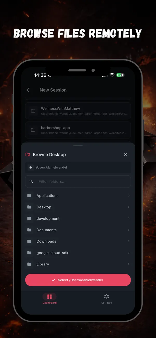 #5. Forge Remote (iOS) De: Daniel Wendel