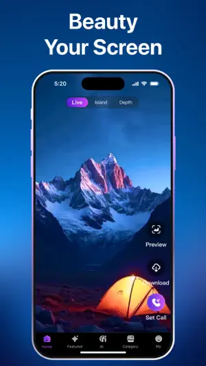 Wallpapers 26 - Depth effect screenshot 4