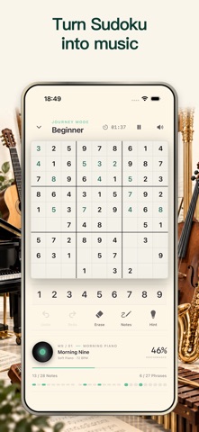 Musical Sudoku: Daily Puzzle screenshot 1