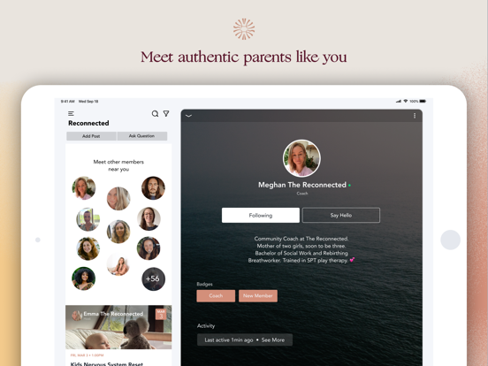 The Reconnected iPad screenshot 1 - Education app